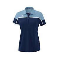 Polo CHANGE by erima - Femme - bleu marine/faded denim/blanc