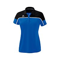 Polo CHANGE by erima - Femme - bleu roi/noir/blanc