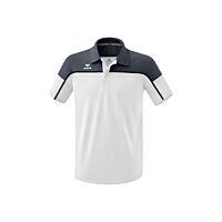 Polo CHANGE by erima - Homme - blanc/gris/noir