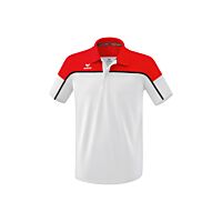 Polo CHANGE by erima - Homme - blanc/rouge/noir