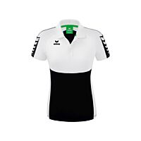 Polo SIX WINGS - Femme - noir/blanc