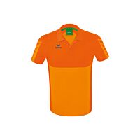 Polo Six Wings - Homme - corail/orange