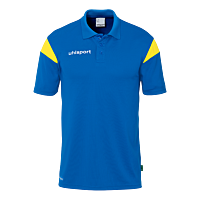 Polo manches courtes Squad 27 - Azur/jaune Citron - Homme