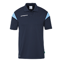 Polo manches courtes Squad 27 - Bleu Marine/ciel - Homme