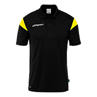 Polo manches courtes Squad 27 - Noir/jaune Citron - Homme