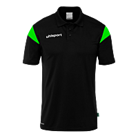 Polo manches courtes Squad 27 - Noir/vert Fluo - Homme
