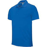 Polo manches courtes - enfant - bleu royal