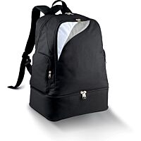 Sac à dos multisport noir avec compartiment bas séparé