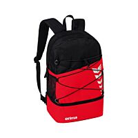 Sac à dos six wings avec compartiment et mousse intégrée - rouge/noir