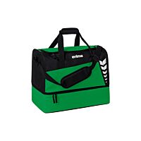 Sac de sport SIX WINGS avec compartiment inférieur - émeraude/noir