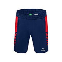 Short Worker Six Wings - Homme - bleu marine/rouge