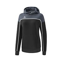 Sweat à capuche CHANGE by erima - Femme - noir grey/gris/blanc