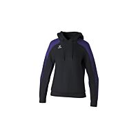 Sweat à capuche EVO STAR - Femme - noir/ultra violet