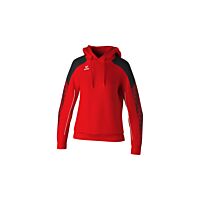 Sweat à capuche EVO STAR - Femme - rouge/noir
