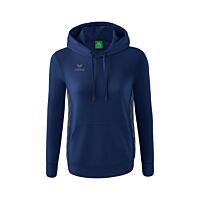 Sweat à capuche Essential Team - Femme - bleu marine/gris