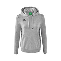 Sweat à capuche Essential Team - Femme - gris clair chiné/gris