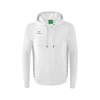 Sweat à capuche Essential Team - Homme - blanc/gris