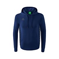 Sweat à capuche Essential Team - Homme - bleu marine/gris
