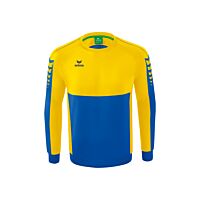 Sweat-shirt SIX WINGS - Enfant - bleu roi/jaune