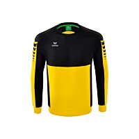 Sweat-shirt SIX WINGS - Enfant - jaune/noir