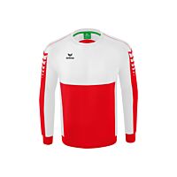 Sweat-shirt SIX WINGS - Homme - rouge/blanc