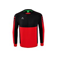 Sweat-shirt SIX WINGS - Homme - rouge/noir