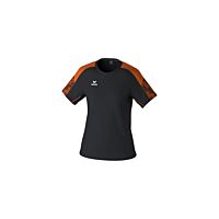T-Shirt EVO STAR - Femme - noir/orange