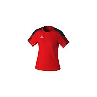 T-Shirt EVO STAR - Femme - rouge/noir