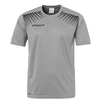 T-Shirt Goal - Gris Foncé Chiné/noir - Enfant