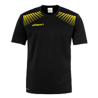 T-Shirt Goal - Noir/jaune Citron - Enfant