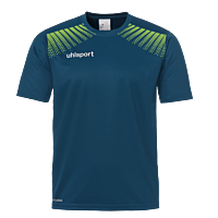 T-Shirt Goal - Pétrole/vert Flash - Enfant