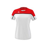 T-shirt CHANGE by erima - Femme - blanc/rouge/noir