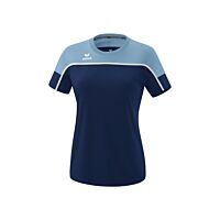 T-shirt CHANGE by erima - Femme - bleu marine/faded denim/blanc