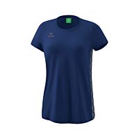 T-shirt Essential Team - Femme - bleu marine/gris