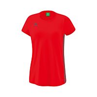 T-shirt Essential Team - Femme - rouge/gris