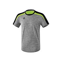 T-shirt Liga 2.0 - Enfant - gris chiné/noir /vert gecko