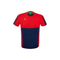T-shirt Six Wings - Enfant - bleu marine/rouge