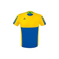 T-shirt Six Wings - Enfant - bleu roi/jaune