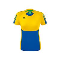 T-shirt Six Wings - Femme - bleu roi/jaune
