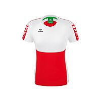 T-shirt Six Wings - Femme - rouge/blanc