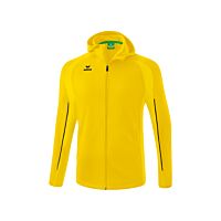 VESTE D'ENTRAÎNEMENT AVEC CAPUCHE LIGA STAR - Enfant - jaune/noir