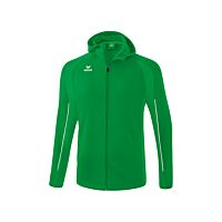 VESTE D'ENTRAÎNEMENT AVEC CAPUCHE LIGA STAR - Homme - émeraude/blanc
