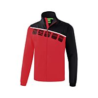 Veste 5-C à manches amovibles - Homme - rouge/noir/blanc