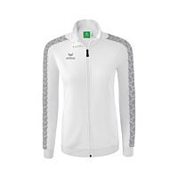 Veste Tracktop Essential Team - Femme - blanc/gris