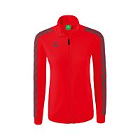 Veste Tracktop Essential Team - Femme - rouge/gris