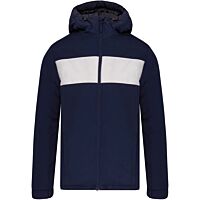 Veste club unisexe - Bleu Marine/Blanc
