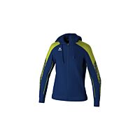 Veste d'entraînement EVO STAR avec capuche - Femme - bleu marine/jaune citron