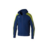 Veste d'entraînement EVO STAR avec capuche - Homme - bleu marine/jaune citron