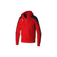 Veste d'entraînement EVO STAR avec capuche - Homme - rouge/noir