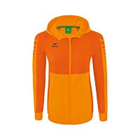 Veste d'entraînement Six Wings à capuche - Femme - corail/orange